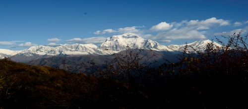 Dhaulagiri mountain in himalayan country, Nepal